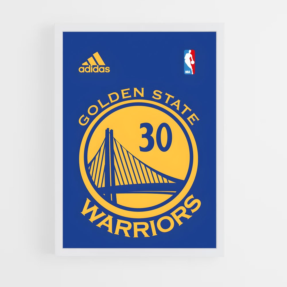 Poster Warriors Spirit – affiche Basketball (vue 3)